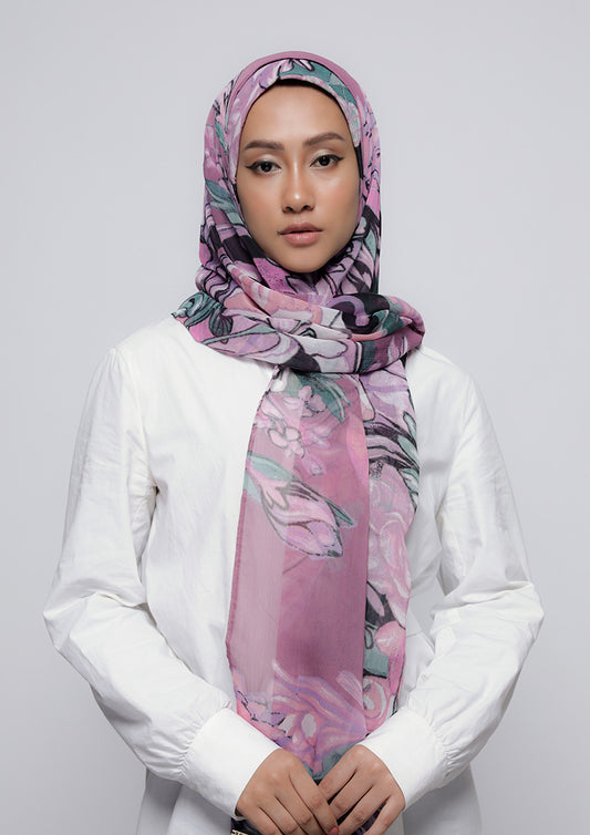 Soul Mate - Printed Crinkled Chiffon