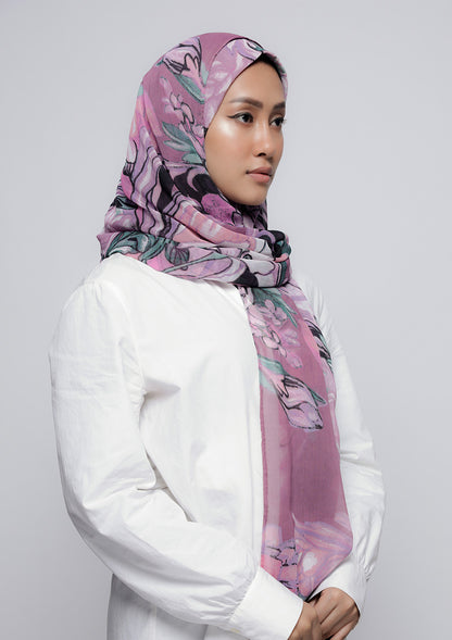 Soul Mate - Printed Crinkled Chiffon