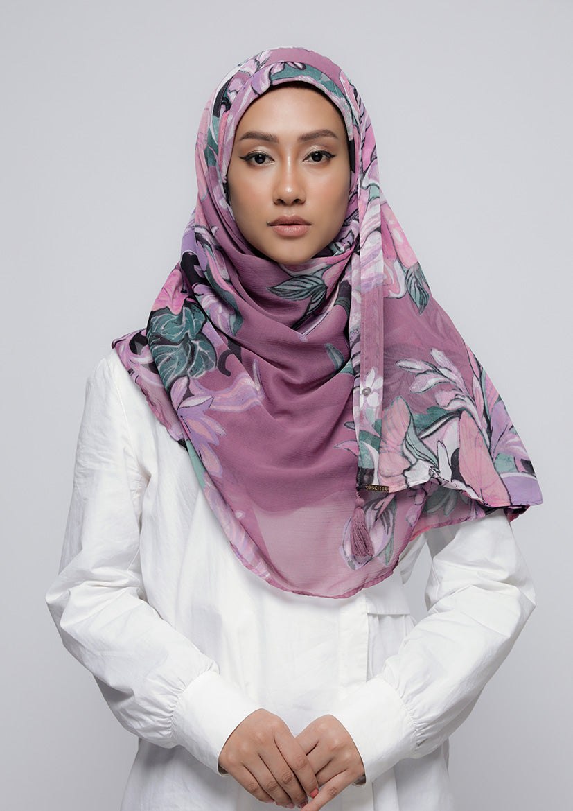 Soul Mate - Printed Crinkled Chiffon