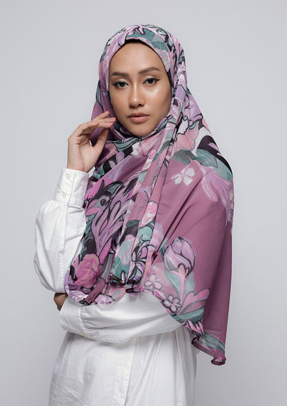 Soul Mate - Printed Crinkled Chiffon