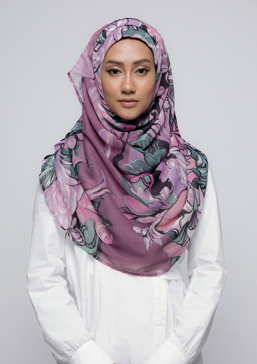Soul Mate - Printed Crinkled Chiffon