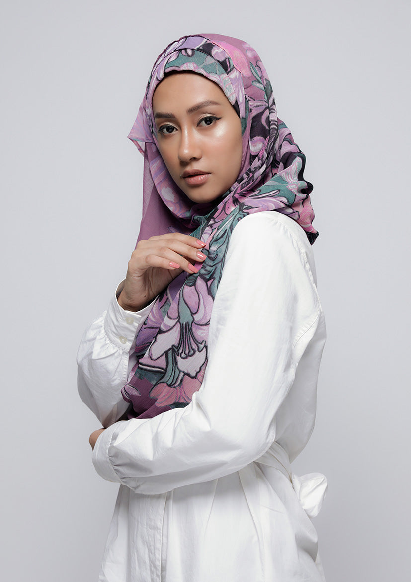 Soul Mate - Printed Crinkled Chiffon