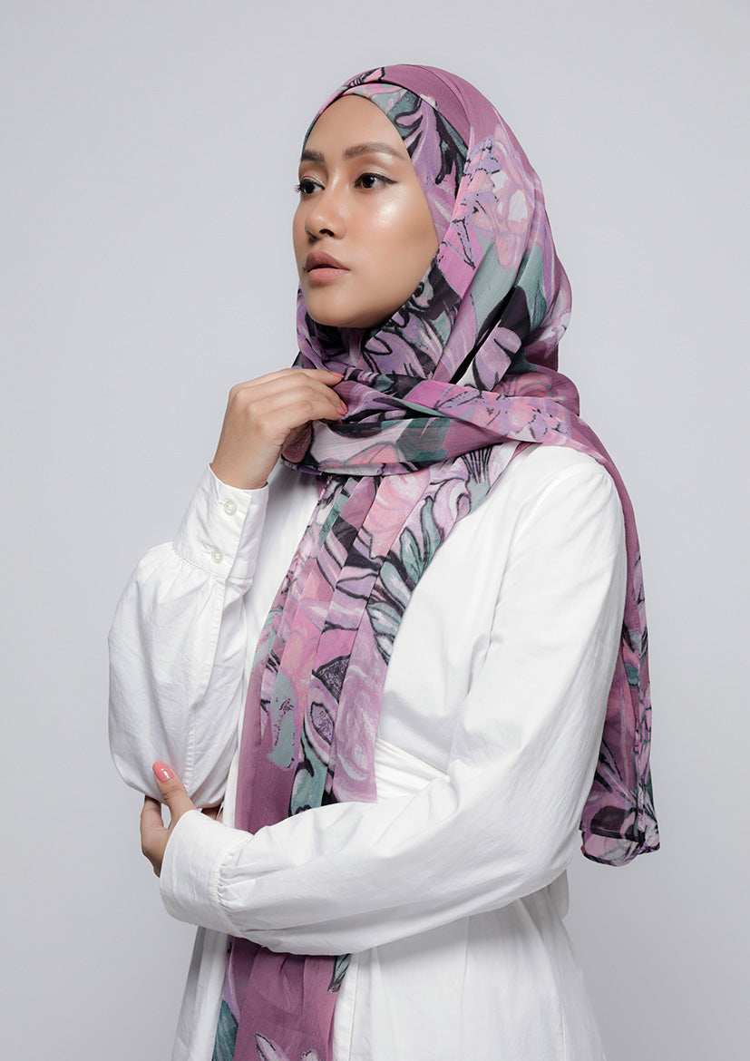 Soul Mate - Printed Crinkled Chiffon