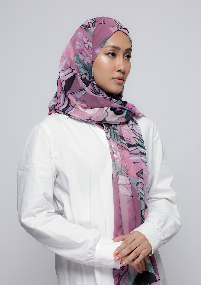 Soul Mate - Printed Crinkled Chiffon