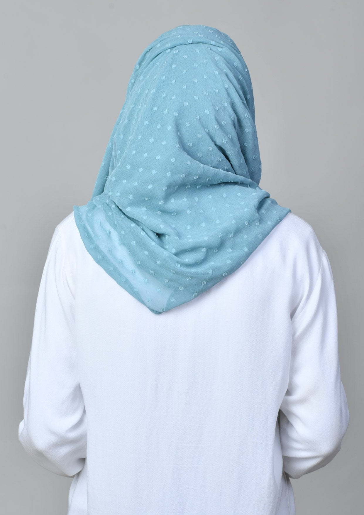 Aqua - Mosaic Butti Chiffon - BOKITTA Hijab