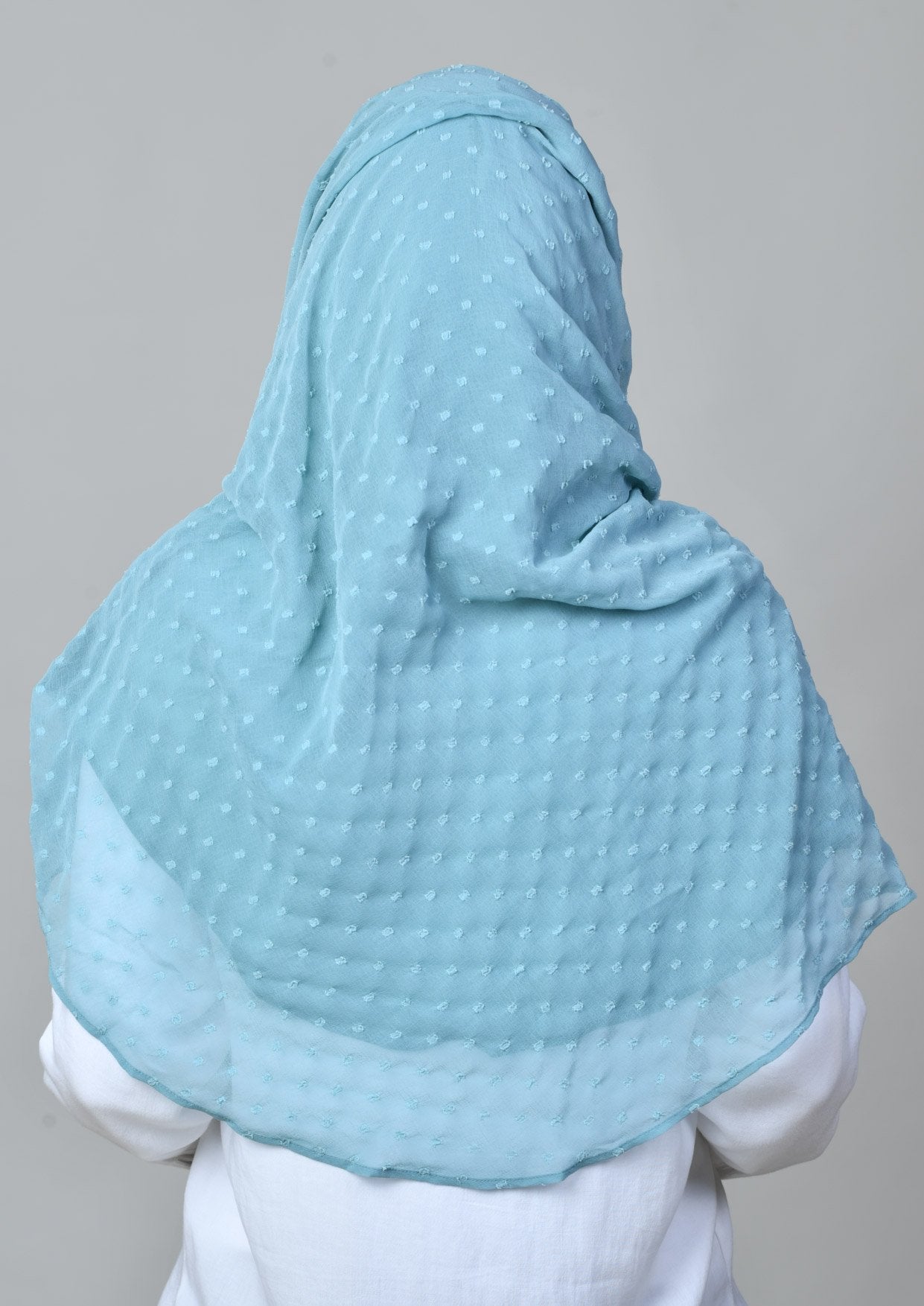 Aqua - Mosaic Butti Chiffon - BOKITTA Hijab