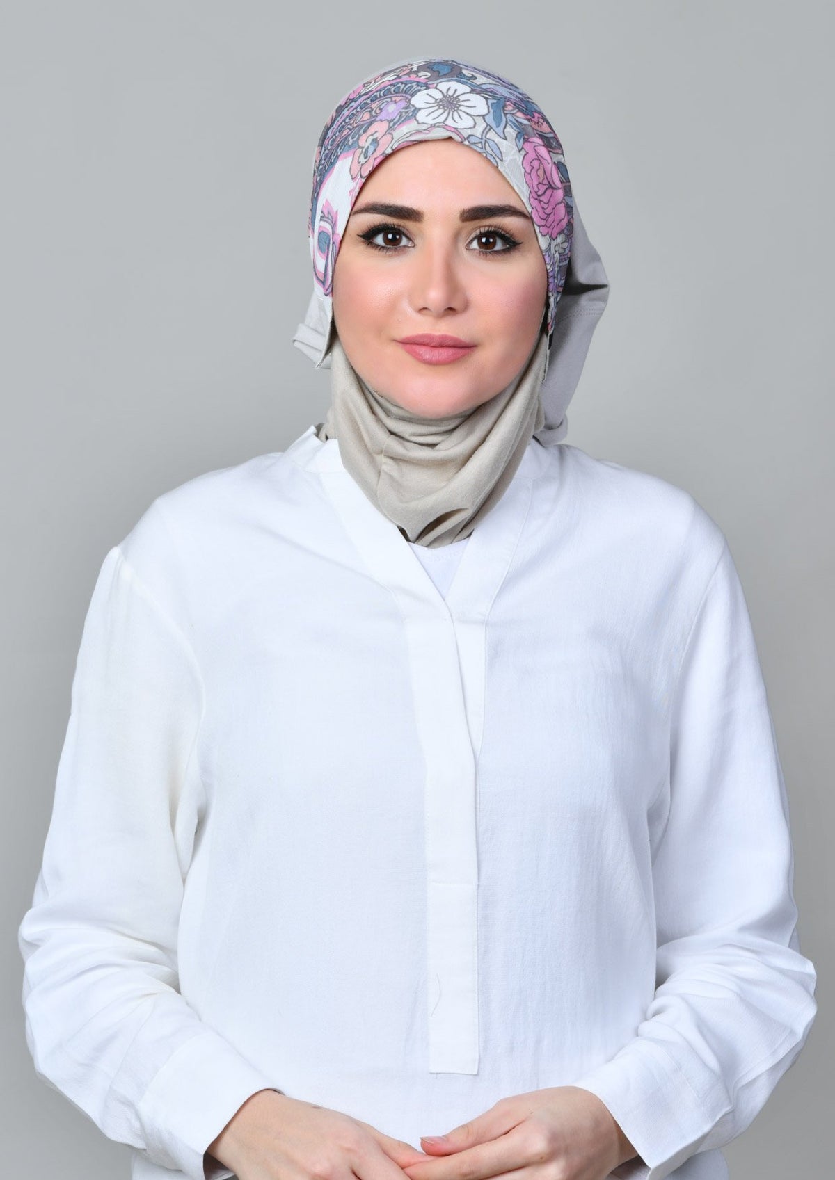 Boteh Blue - Mosaic Chiffon - BOKITTA Hijab
