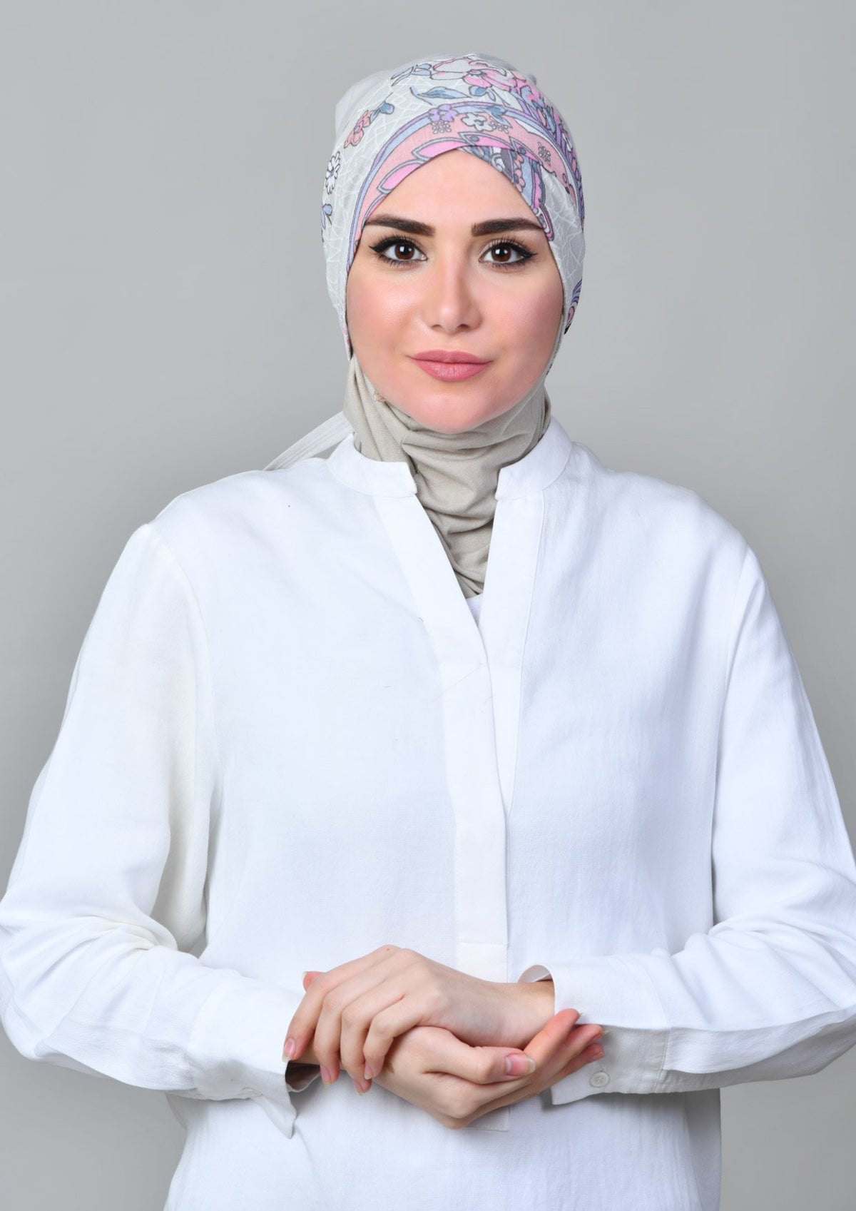 Boteh Blue - Mosaic Chiffon - BOKITTA Hijab