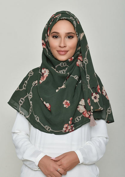 Chains Green - Gorgette - BOKITTA Hijab