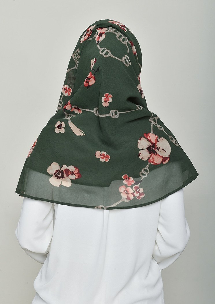Chains Green - Gorgette - BOKITTA Hijab