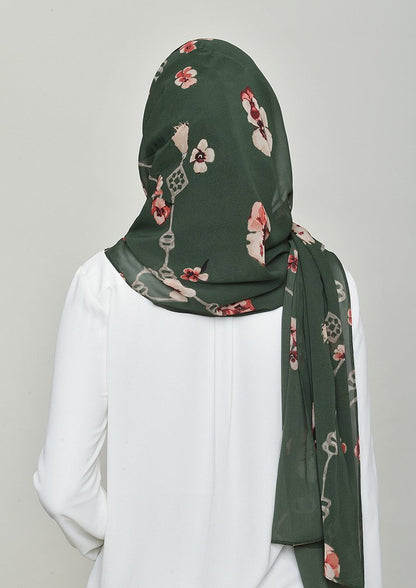 Chains Green - Gorgette - BOKITTA Hijab