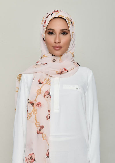 Chains Pink - Gorgette - BOKITTA Hijab