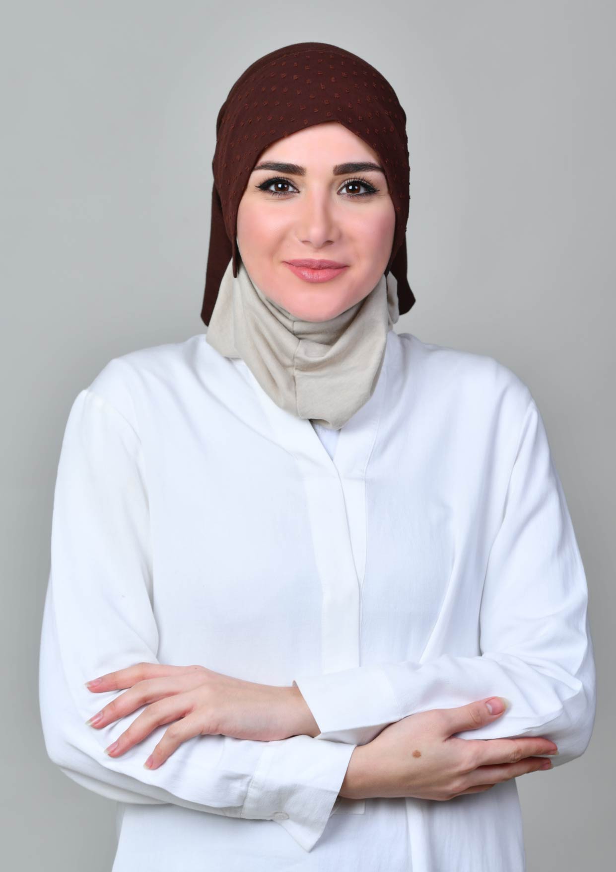 Choco - Crinkled Butti Chiffon - BOKITTA Hijab