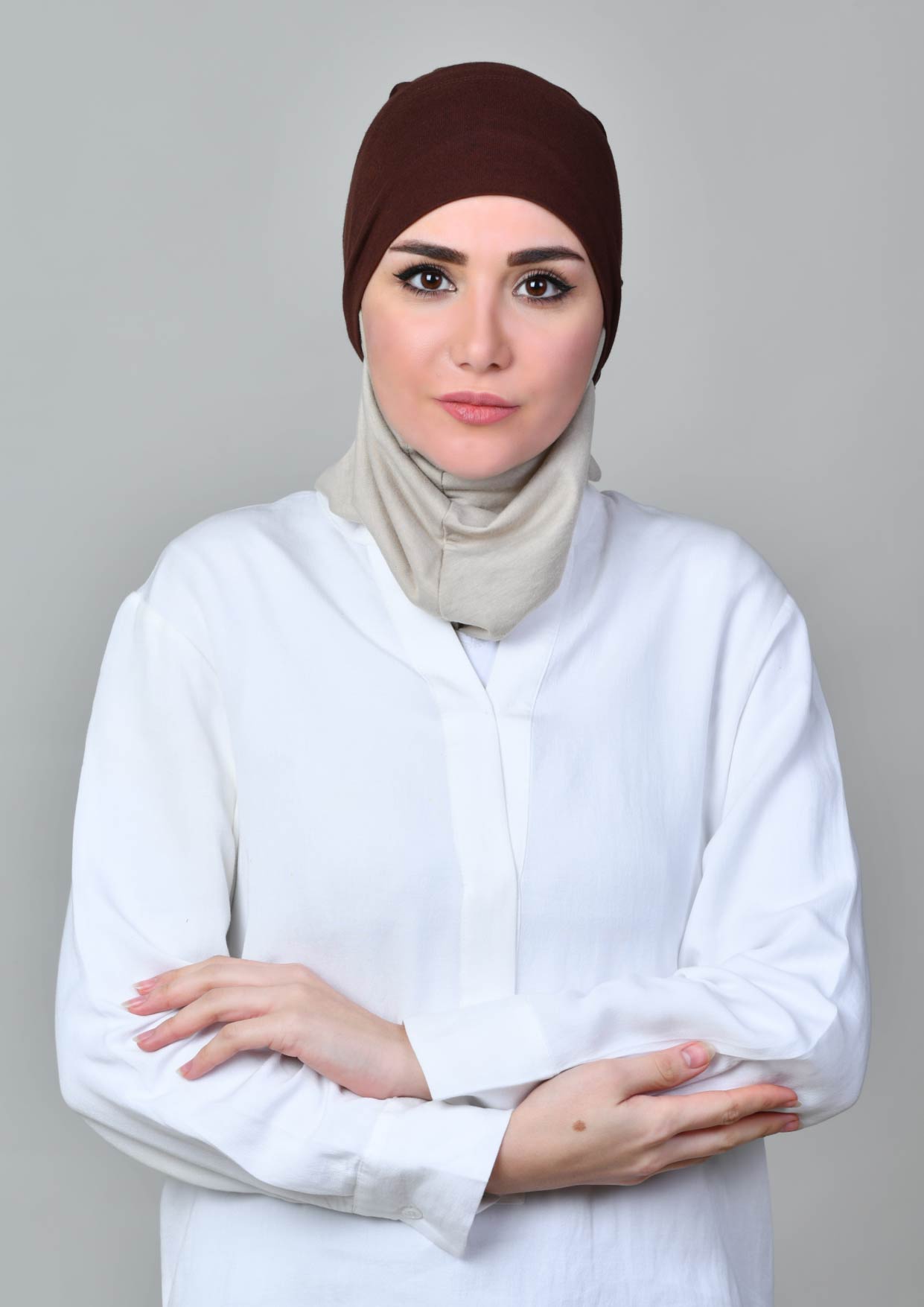 Choco - Crinkled Butti Chiffon - BOKITTA Hijab