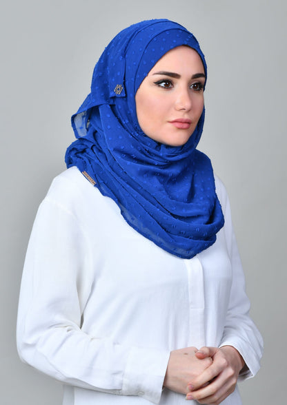 Falaki - Crinkled Butti Chiffon - BOKITTA Hijab