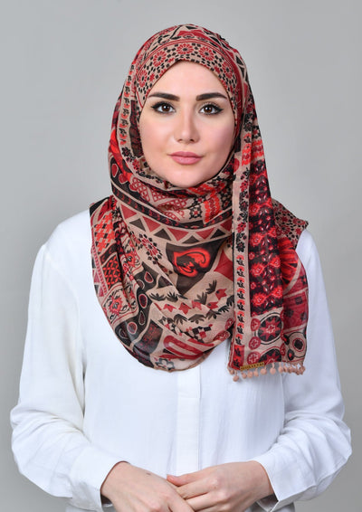 Kamila Koufi - Mosaic Chiffon - BOKITTA Hijab